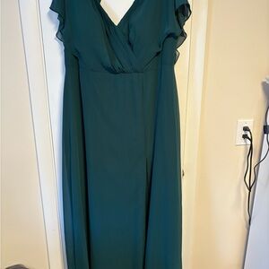Azazie Pine Green Women's Dress